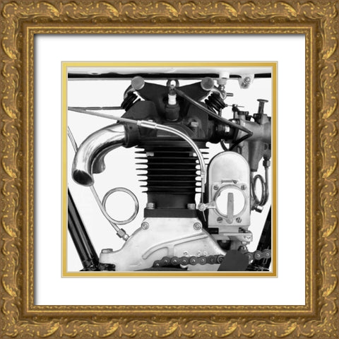 Inner Workings 9 Gold Ornate Wood Framed Art Print with Double Matting by McCarthy, Matt