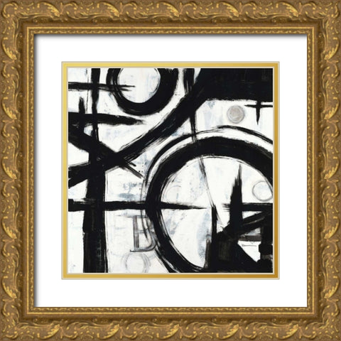 Choices 2 Gold Ornate Wood Framed Art Print with Double Matting by Dascher, Dennis