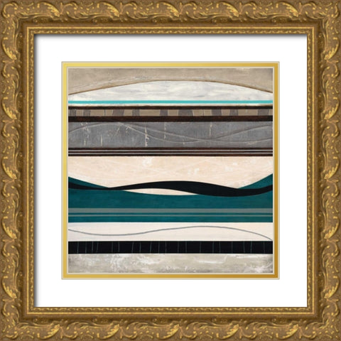 Air Stream 1 Gold Ornate Wood Framed Art Print with Double Matting by Dascher, Dennis