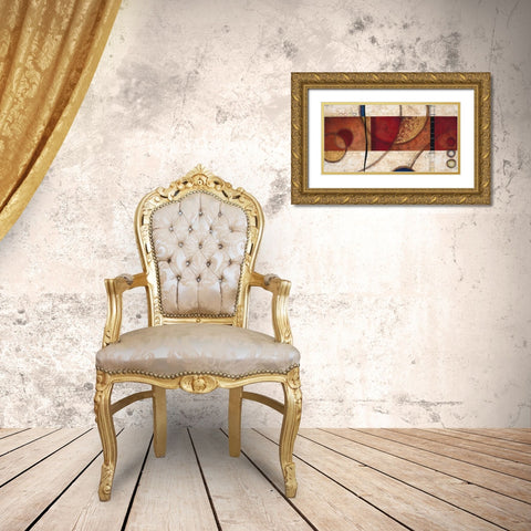 Musical Passage Gold Ornate Wood Framed Art Print with Double Matting by Dascher, Dennis