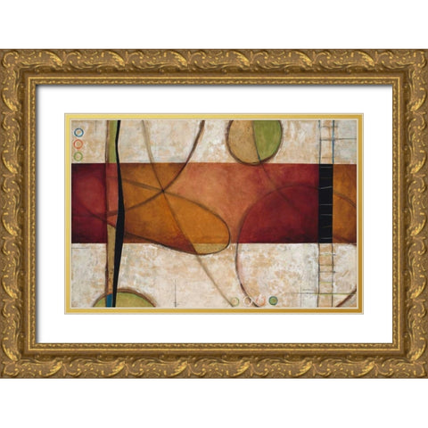 Amber Memories 1  Gold Ornate Wood Framed Art Print with Double Matting by Dascher, Dennis