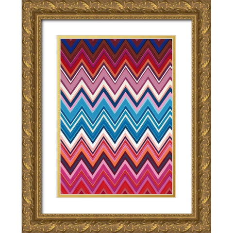 Trance Gold Ornate Wood Framed Art Print with Double Matting by Dascher, Dennis