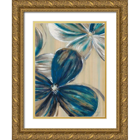 Misty Glory Gold Ornate Wood Framed Art Print with Double Matting by Dascher, Dennis