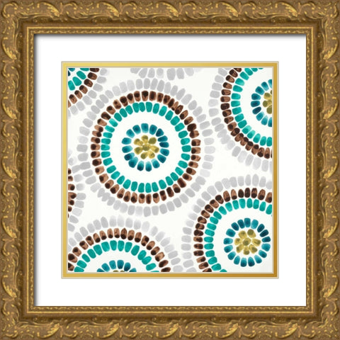 Watery Mark 2 Gold Ornate Wood Framed Art Print with Double Matting by Dascher, Dennis
