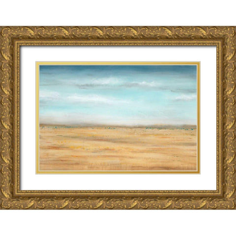 Golden Dawn 1 Gold Ornate Wood Framed Art Print with Double Matting by Dascher, Dennis