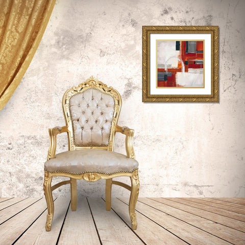 Exploration 1 Gold Ornate Wood Framed Art Print with Double Matting by Dascher, Dennis