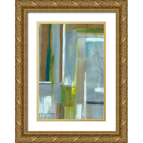 Crossroads 1 Gold Ornate Wood Framed Art Print with Double Matting by Dascher, Dennis