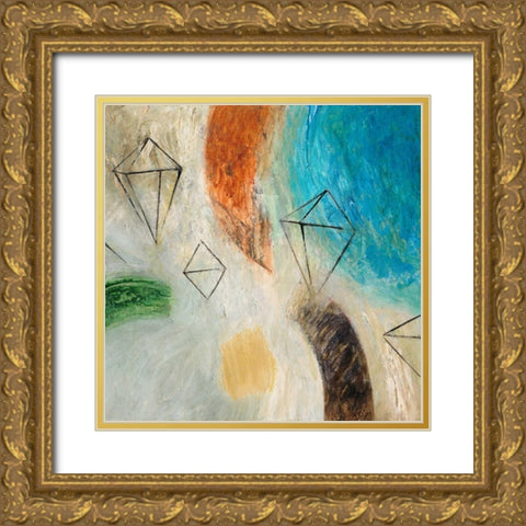Diamond in the Rough 1 Gold Ornate Wood Framed Art Print with Double Matting by Mills, Chris