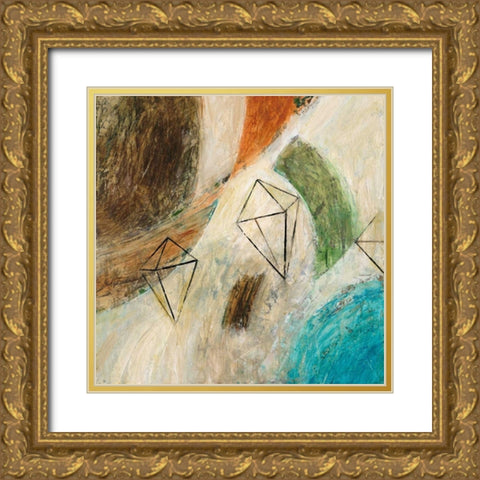Diamond in the Rough 2 Gold Ornate Wood Framed Art Print with Double Matting by Mills, Chris