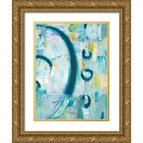 Zoned In Gold Ornate Wood Framed Art Print with Double Matting by Mills, Chris