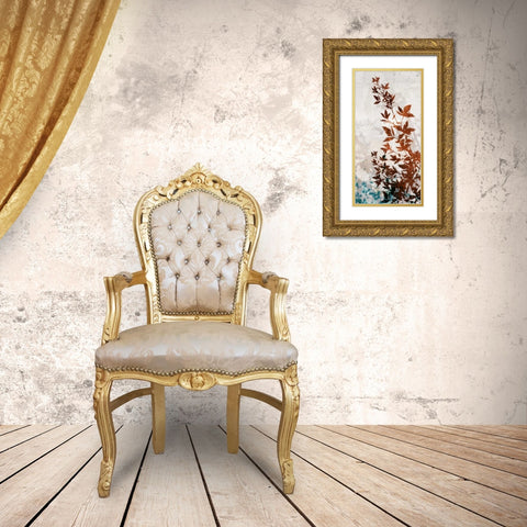 Whistling 2 Gold Ornate Wood Framed Art Print with Double Matting by Roko, Ken
