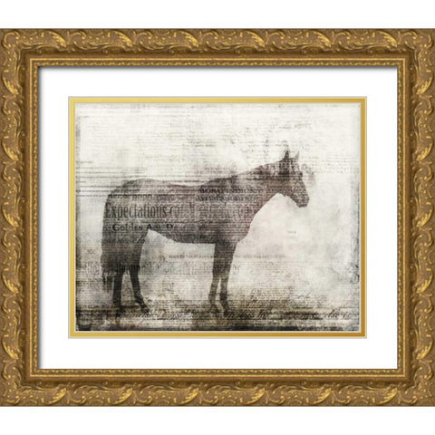 Expectations Gold Ornate Wood Framed Art Print with Double Matting by Roko, Ken