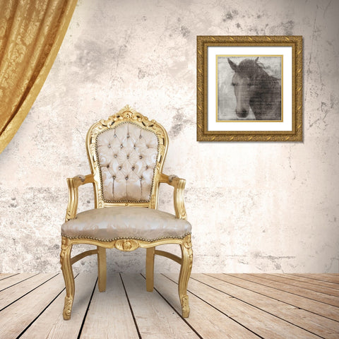 Equestrian Story 2 Gold Ornate Wood Framed Art Print with Double Matting by Roko, Ken