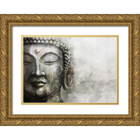 Peaceful Mind 1 Gold Ornate Wood Framed Art Print with Double Matting by Roko, Ken