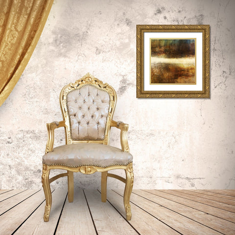 Streamline 1 Gold Ornate Wood Framed Art Print with Double Matting by Roko, Ken