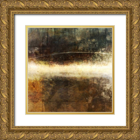 Streamline 2 Gold Ornate Wood Framed Art Print with Double Matting by Roko, Ken