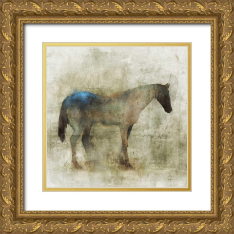 Lone Star 1 Gold Ornate Wood Framed Art Print with Double Matting by Roko, Ken