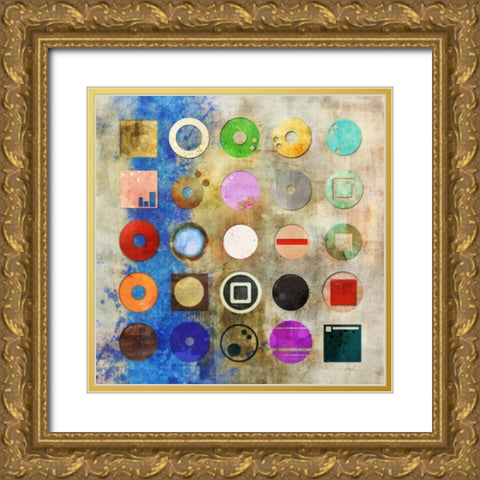 Cognition 1  Gold Ornate Wood Framed Art Print with Double Matting by Roko, Ken