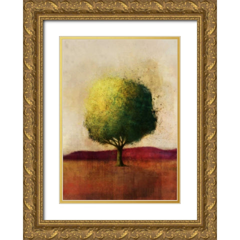 Colorful Horizon 1 Gold Ornate Wood Framed Art Print with Double Matting by Roko, Ken