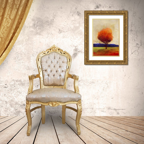 Colorful Horizon 2 Gold Ornate Wood Framed Art Print with Double Matting by Roko, Ken