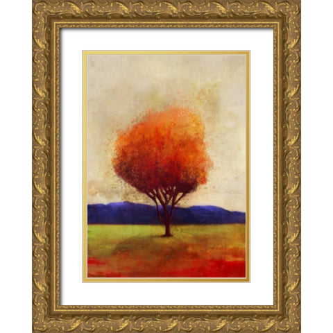 Colorful Horizon 2 Gold Ornate Wood Framed Art Print with Double Matting by Roko, Ken