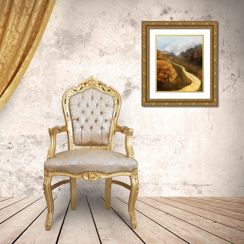 Dream Path 1 Gold Ornate Wood Framed Art Print with Double Matting by Roko, Ken