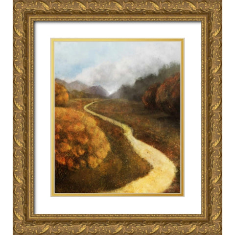 Dream Path 1 Gold Ornate Wood Framed Art Print with Double Matting by Roko, Ken