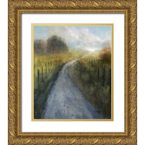 Dream Path 2 Gold Ornate Wood Framed Art Print with Double Matting by Roko, Ken