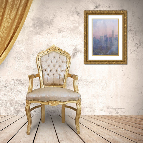 City Blues 2 Gold Ornate Wood Framed Art Print with Double Matting by Roko, Ken