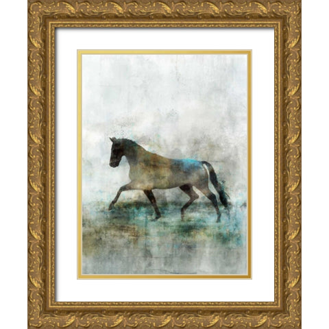 Lonestar 1 Gold Ornate Wood Framed Art Print with Double Matting by Roko, Ken