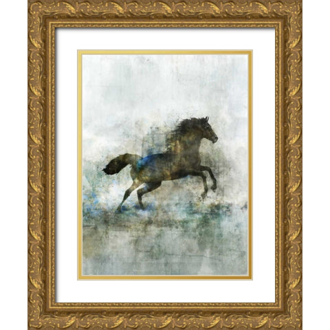 Lonestar 2 Gold Ornate Wood Framed Art Print with Double Matting by Roko, Ken