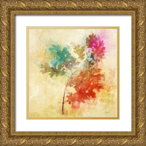 Vibrant Autumn 1 Gold Ornate Wood Framed Art Print with Double Matting by Roko, Ken