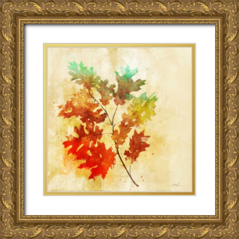 Vibrant Autumn 2 Gold Ornate Wood Framed Art Print with Double Matting by Roko, Ken