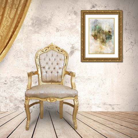 Earth Tones Texas Gold Ornate Wood Framed Art Print with Double Matting by Roko, Ken