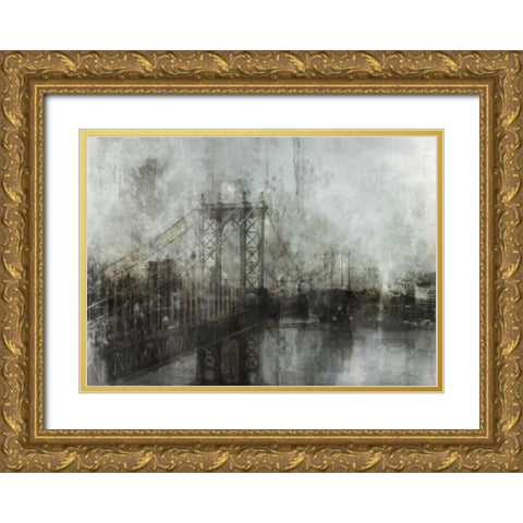 Industrial Mood Gold Ornate Wood Framed Art Print with Double Matting by Roko, Ken