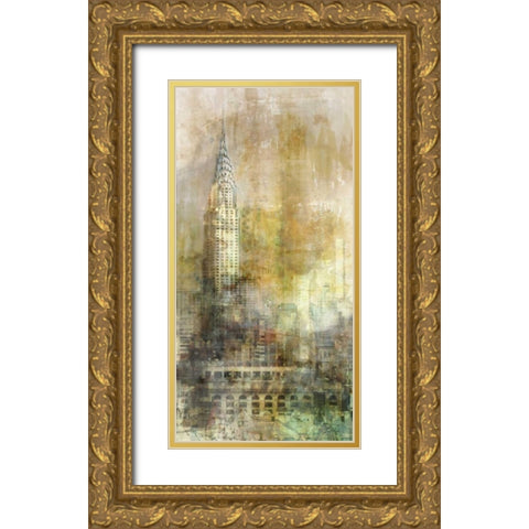 About The City Gold Ornate Wood Framed Art Print with Double Matting by Roko, Ken