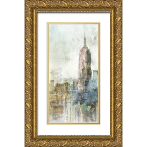 Heart Of The City Gold Ornate Wood Framed Art Print with Double Matting by Roko, Ken