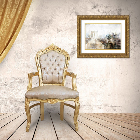 Brooklyn Impression Gold Ornate Wood Framed Art Print with Double Matting by Roko, Ken
