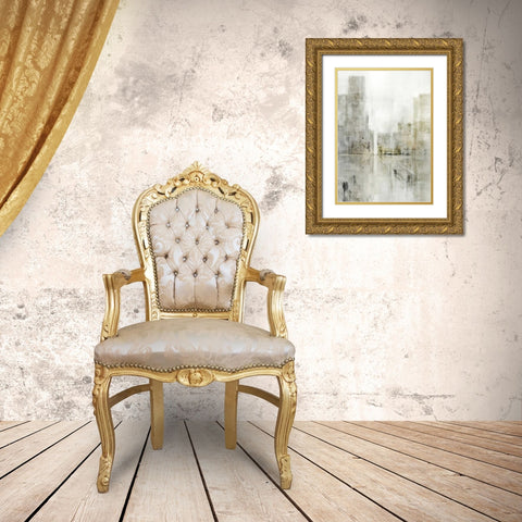 City Path Gold Ornate Wood Framed Art Print with Double Matting by Roko, Ken