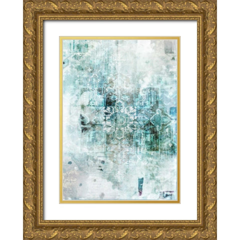 Faded Treasure Gold Ornate Wood Framed Art Print with Double Matting by Roko, Ken