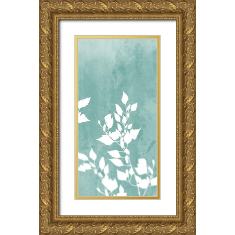 Sringtime Branch Panel 3 Gold Ornate Wood Framed Art Print with Double Matting by Roko, Ken
