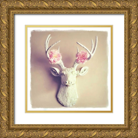 Dearly Gold Ornate Wood Framed Art Print with Double Matting by Dvorak, Vicki