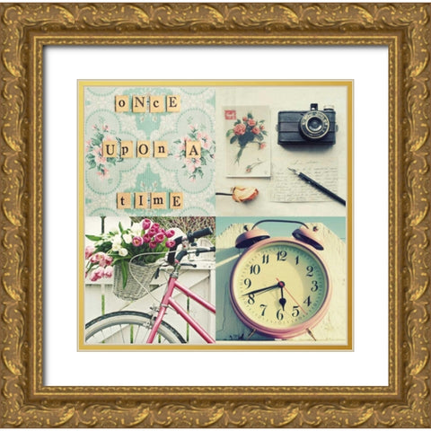Once Upon A Time Gold Ornate Wood Framed Art Print with Double Matting by Dvorak, Vicki