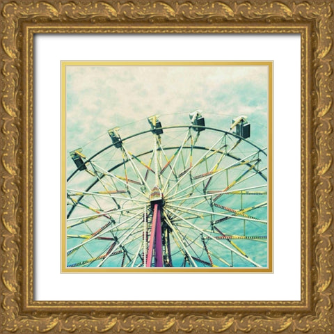 Sky High Gold Ornate Wood Framed Art Print with Double Matting by Dvorak, Vicki