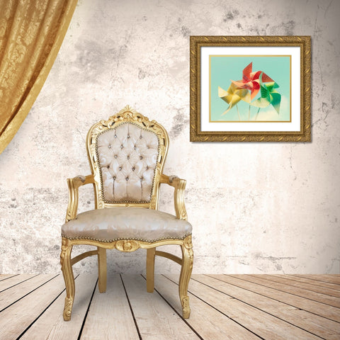 Citrus Bouquet Gold Ornate Wood Framed Art Print with Double Matting by Dvorak, Vicki