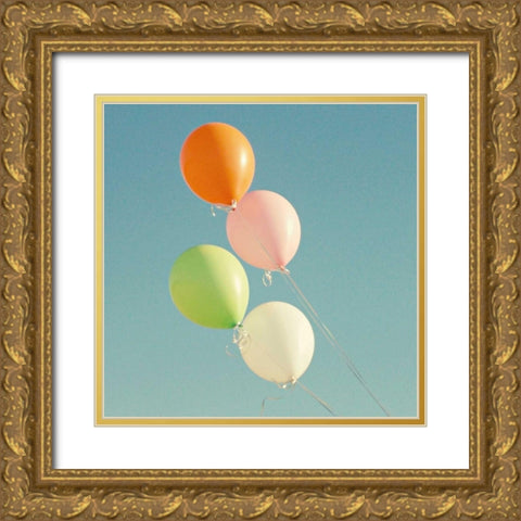 Colorful Gold Ornate Wood Framed Art Print with Double Matting by Dvorak, Vicki