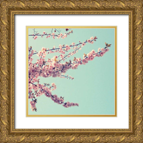 Beautiful Spring Gold Ornate Wood Framed Art Print with Double Matting by Dvorak, Vicki