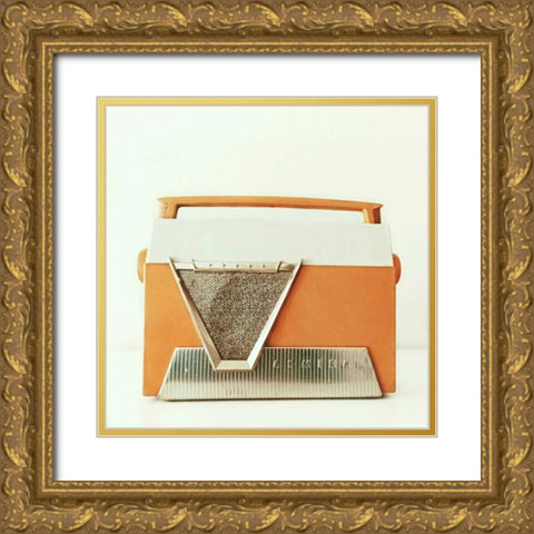 Rockin Orange Gold Ornate Wood Framed Art Print with Double Matting by Dvorak, Vicki