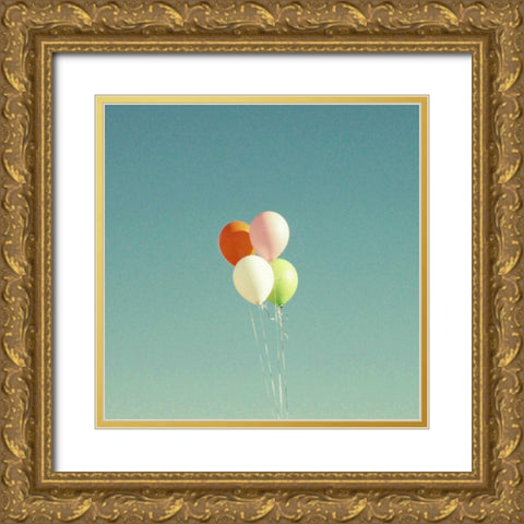 Up and Away Gold Ornate Wood Framed Art Print with Double Matting by Dvorak, Vicki