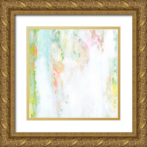 Garden Abstraction 2 Gold Ornate Wood Framed Art Print with Double Matting by Buddenhaugen, Sophia